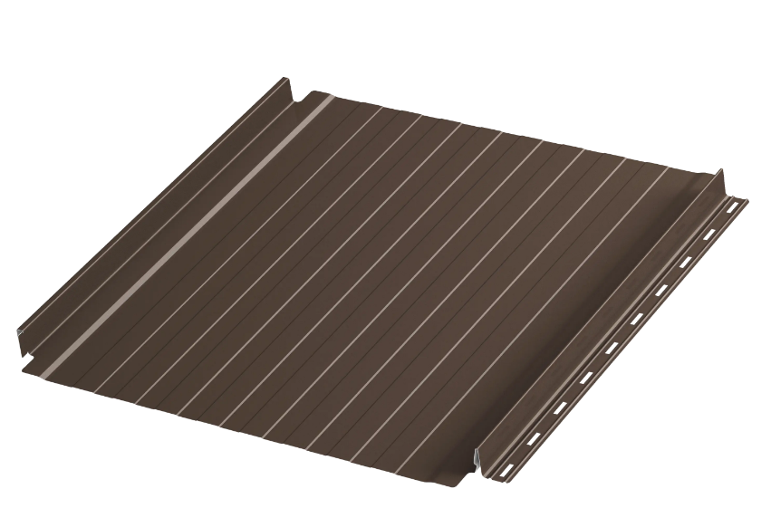 Фальцевая панель AQUACLICK Силуэт 8 (без подгиба) (RR32) Polyester