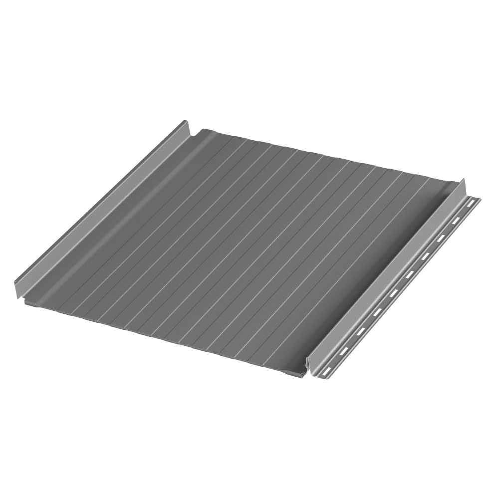 Фальцевая панель AQUACLICK Силуэт 8 (с подгибом) мат. (RAL7024) Rooftop
